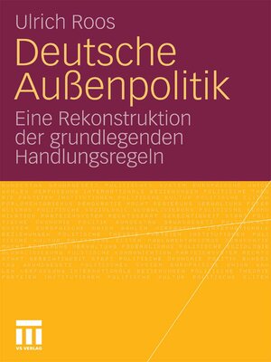 cover image of Deutsche Außenpolitik